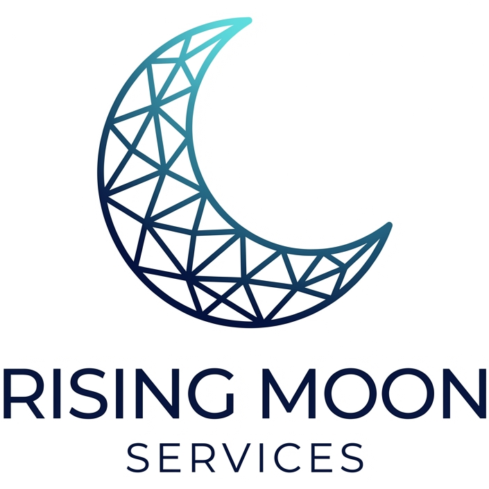 Rising Moon Services Logo